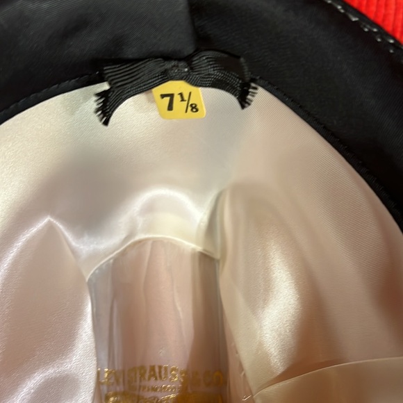 LEVIS rare vintage red  corduroy cowgirl/ cowboy western hat  70’s 🤠 - Picture 4 of 7